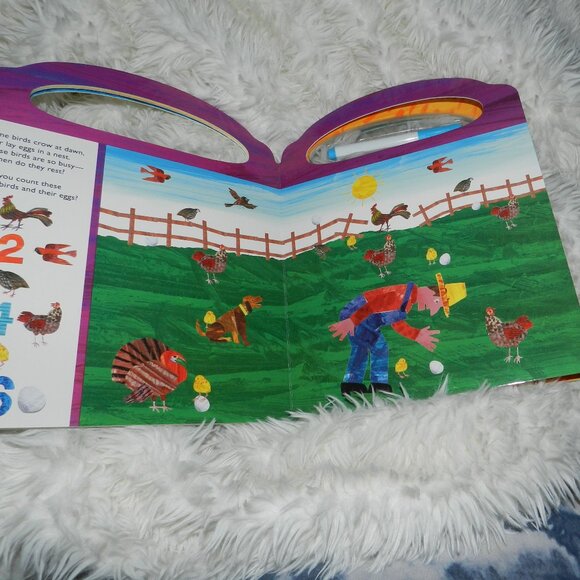 Eric Carle Write & Erase Look & Find Wipe Clean Farm Animals Learning Board🆕⚡🚚 - Picture 12 of 16